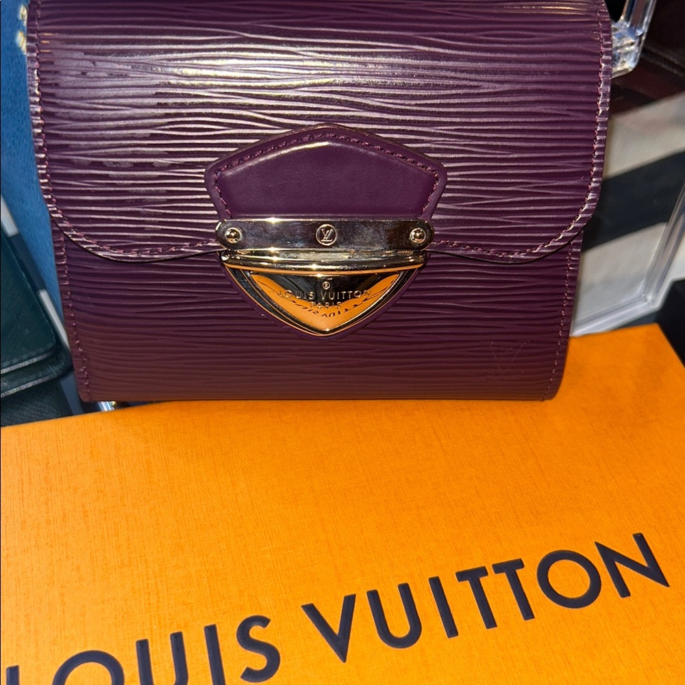 Louis Vuitton Burgundy/Hot Pink Billfold